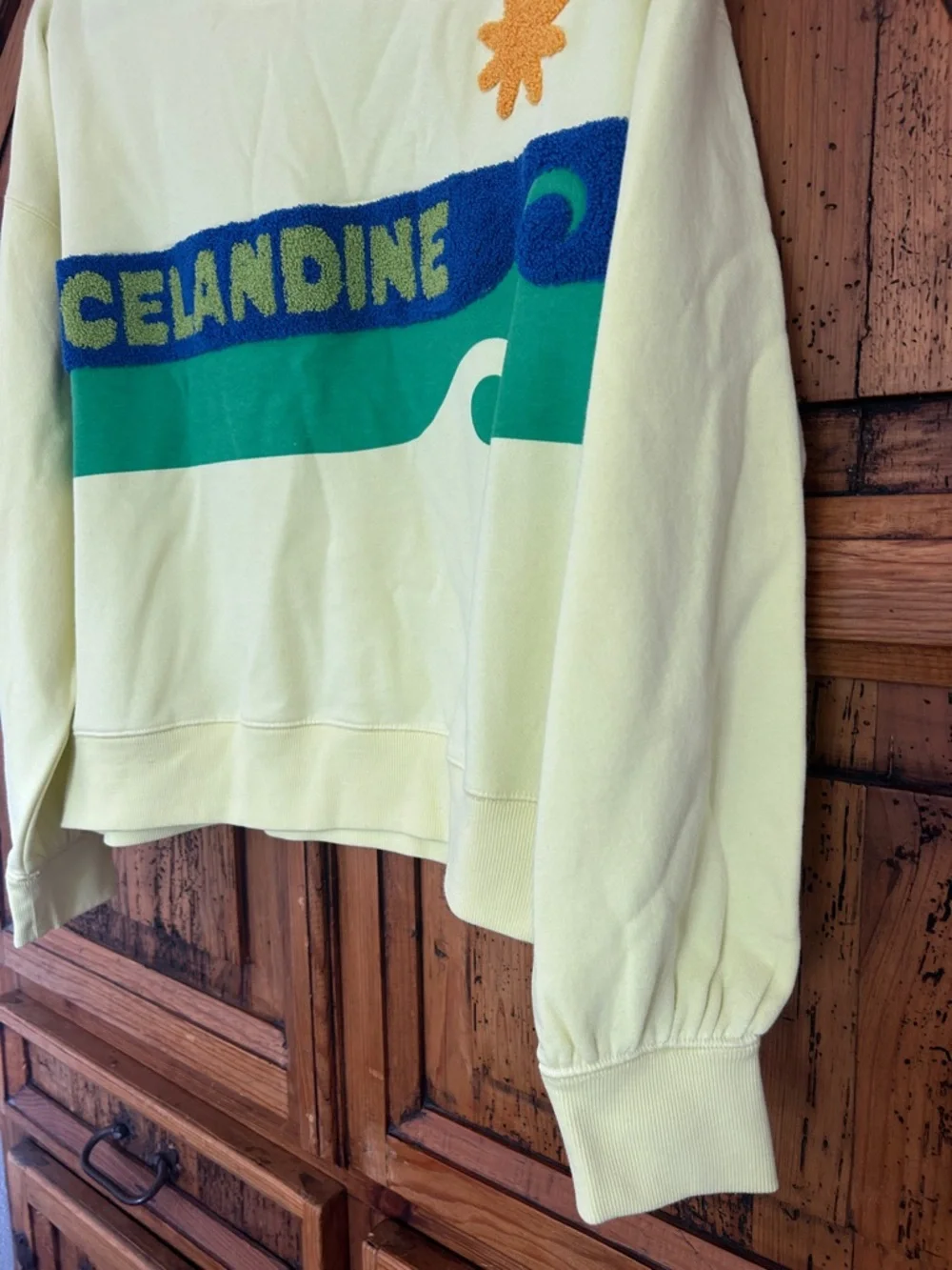 NWT Anthropologie Celandine Surf Camp Graphic Sweatshirt - Picture 7 of 12